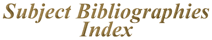 Subject Bibliographies Index