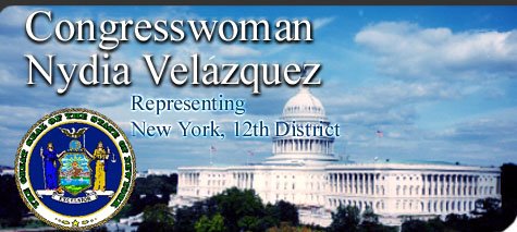 Congresswoman Nydia M. Velzquez, Representing New York's 12th District
