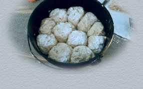 picture of biscuits in Dutch oven - part 2