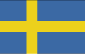 Flag of Sweden is blue with a golden yellow cross extending to the edges of the flag. 2004.