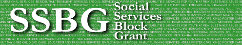 Administration for Children and Families, U.S. Department of Health and Human 

Services, SSBG Social Services Block Grant