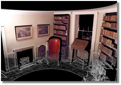 a 3D data set of Jefferson's library