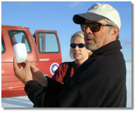 Gary Cardullo, the U.S. Antarctic Program's airfield manager