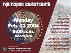 rapid response disaster research