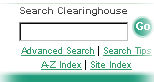 Picture of Search Clearinghouse box.
