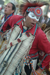 American Indian dancer