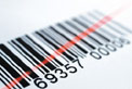 photo - barcode being read by laser beam