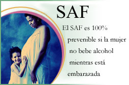 El SAF es 100% prevenible si la mujer no bebe alcohol mientras estÃ¡ embarazada