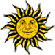 Animated Sun with Face