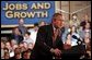 President George W. Bush delivers remarks on the economy in Fridley, Minn., Thursday, June 19, 2003. White House photo by Tina Hager.