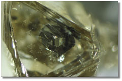 Sulfide inclusion-bearing rough diamonds