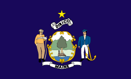 Maine's State Flag