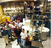 NCNR research and engineering team stand by the FANS instrument