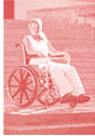 Photo of Caucasian girl in a wheelchair
