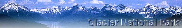 Glacier National Park from Apgar Lookout