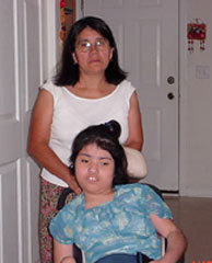 [Photo 2: Catalina Roldan and her daughter, Ester, 14]