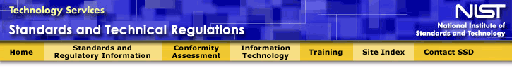 Technology Services, Standards and Technical Regulations, NIST