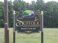 Bennett's Creek Park signage