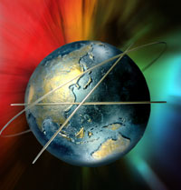 Image of globe web