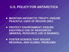 U.S. antarctic policy
