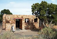 THE DESERT VIEW VISITOR CENTER AND BOOKSTORE ON THE EAST END OF GRAND CANYON NATIONAL PARK.