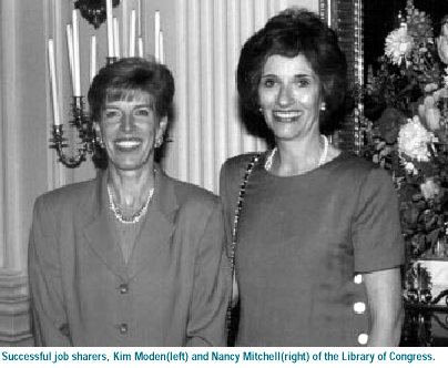 Photo of Kim Moden (left) and Nancy Mitchell (right)