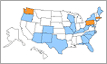 small map of funded states