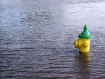 Image of firehydrant after a flood