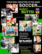 Soccer ... Kickin Butts Poster
