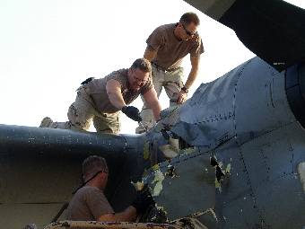Team deploys to recover damaged aircraft