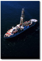 ocean drillship JOIDES Resolution