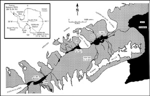 map of the McMurdo Dry Valleys LTER