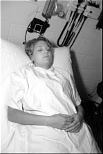 Picture of hospital patient.