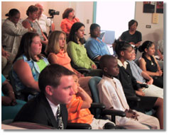 Photo of students in audience