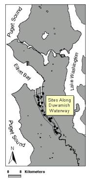 Map of Duwamish Waterway