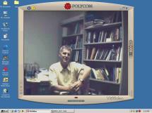 Screenshot of web video conference