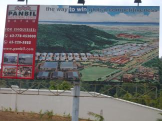photo - Billboard advertising Panbil Industrial Park