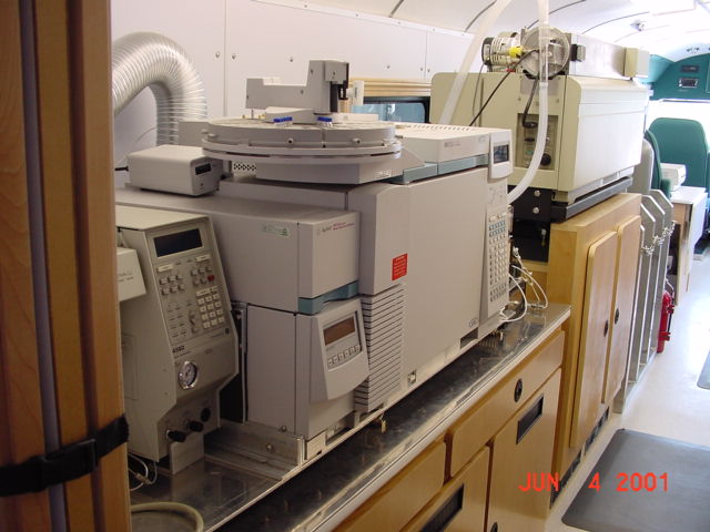 Picture of GC/MS instrumentation in TAGA