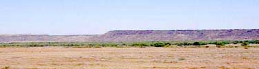 View of La Bajada hill, looking north towards Santa Fe, New Mexico (NPS credit)