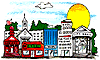 a city skyline