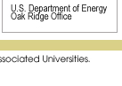 U.S. Department of Energy Oak Ridge Office