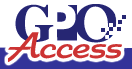 GPO Access Home Page.