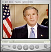 image link of President Bush for an online PSA video