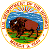 U.S. Department of the Interior logo and link to home page