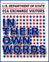 Logo: 'In Their Own Words' ECA Exchange Visitors