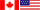 Canada and United States flags