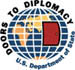 Doors to Diplomacy logo.