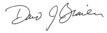 Signature of David J. Brailer, M.D., Ph.D.