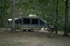 photo of camper in Prince William Forest