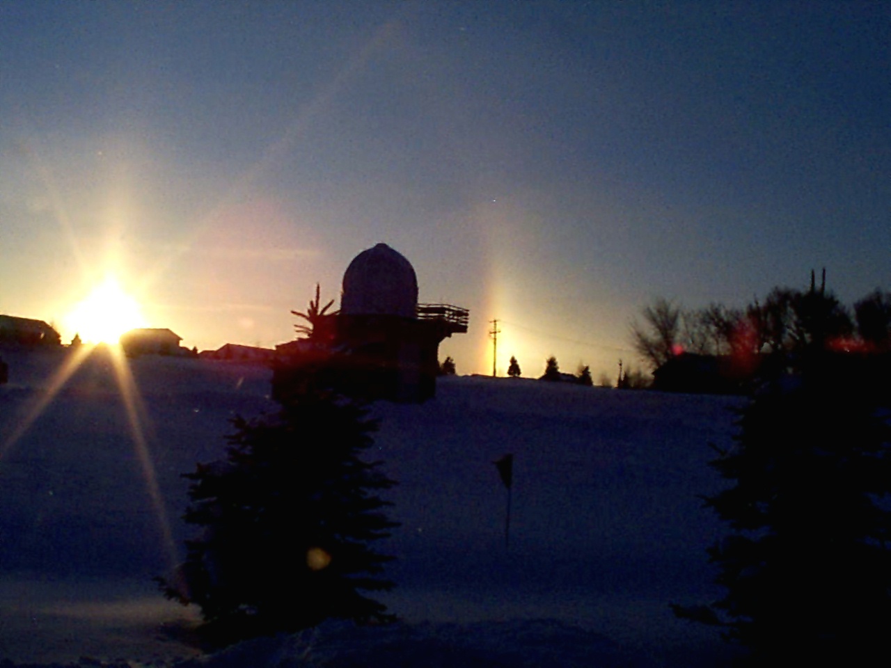 Winter solstice in Chanhassen, Minnesota - Right View